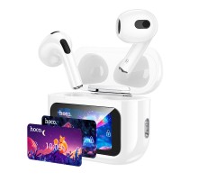 Бездротові TWS навушники Hoco EW81 Elegant with Touch Screen ANC White