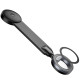 Автотримач Hoco H71 Totem Ring magnetic (center console) Black metal gray