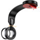 Автотримач Hoco H71 Totem Ring magnetic (center console) Black metal gray