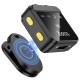 Петличний бездротовий мікрофон Hoco L17 Dual-mic magnetic (Lightning/Type-C) Black