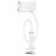 Регульована підставка для телефону/планшета Hoco HD10 Bamboo lazy stand White