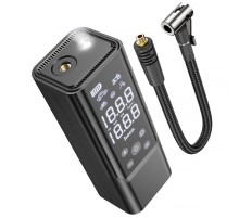 Автомобільний насос Hoco ZP7 Maddy smart (5000 mAh) Black