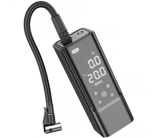 Автомобільний насос Hoco ZP7 Maddy smart (5000 mAh) Black Автомобільний насос Hoco ZP7 Maddy smart (5000 mAh) Black