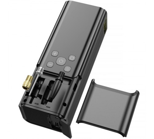 Автомобільний насос Hoco ZP7 Maddy smart (5000 mAh) Black Автомобільний насос Hoco ZP7 Maddy smart (5000 mAh) Black