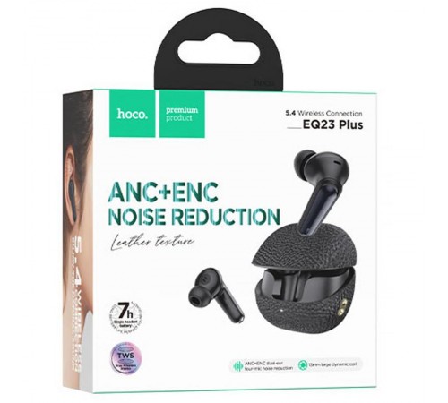 Бездротові TWS навушники Hoco EQ23 Plus Duke 2 ANC+ENC Black