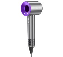 Фен для волосся Hoco HP11 Plus з негативною іонізацією (1600W) Purple