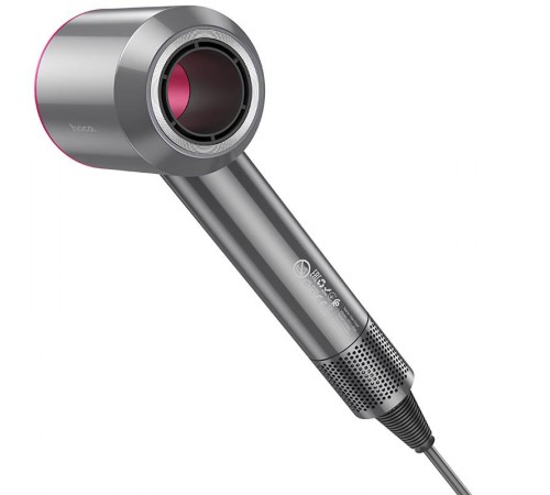 Фен для волосся Hoco HP11 Plus з негативною іонізацією (1600W) Rose Red Фен для волосся Hoco HP11 Plus з негативною іонізацією (1600W) Rose Red