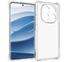 TPU чохол GETMAN Ease logo посилені кути Full Camera для Xiaomi Redmi Note 14 Pro+ 5G Безбарвний (прозорий)