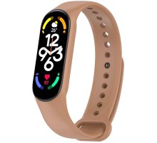 Силіконовий ремінець для Xiaomi Mi Band 7/6/5 Коричневий / Light Brown
