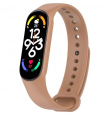 Силіконовий ремінець для Xiaomi Mi Band 7/6/5 Коричневий / Light Brown
