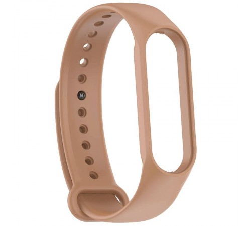 Силіконовий ремінець для Xiaomi Mi Band 7/6/5 Коричневий / Light Brown