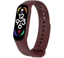 Силіконовий ремінець для Xiaomi Mi Band 7/6/5/4/3 Бордовий / Maroon