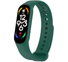Силіконовий ремінець для Xiaomi Mi Band 7/6/5/4/3 Зелений / Pine Needle