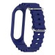Ремінець Ocean Band для Xiaomi Mi Band 9/8 Синій / Blue
