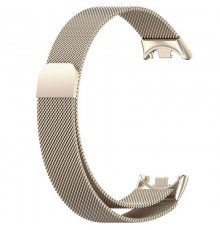 Ремінець Milanese Loop Design для Xiaomi Mi Band 8 Vintage gold