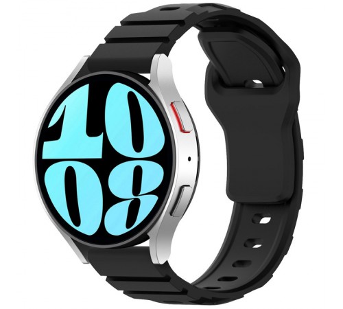 Силіконовий ремінець Defense для Smart Watch 22mm Black Силіконовий ремінець Defense для Smart Watch 22mm Black