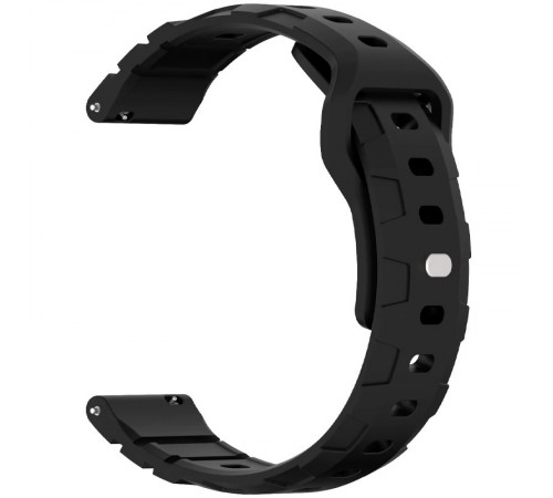 Силіконовий ремінець Defense для Smart Watch 22mm Black Силіконовий ремінець Defense для Smart Watch 22mm Black