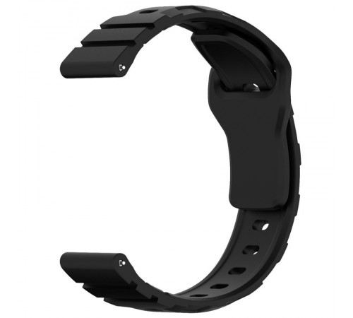 Силіконовий ремінець Defense для Smart Watch 22mm Black Силіконовий ремінець Defense для Smart Watch 22mm Black