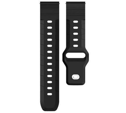 Силіконовий ремінець Defense для Smart Watch 22mm Black Силіконовий ремінець Defense для Smart Watch 22mm Black
