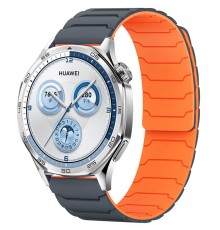 Ремінець Dual-color Magnetic для Smart Watch 20mm Grey / Orange