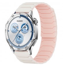 Ремінець Dual-color Magnetic для Smart Watch 20mm Starlight / Pink Sand