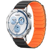 Ремінець Dual-color Magnetic для Smart Watch 22mm Black / Orange
