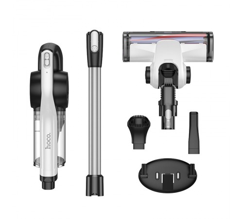 Бездротовий акумуляторний пилосос Hoco HY11 with roller brush White Бездротовий акумуляторний пилосос Hoco HY11 with roller brush White