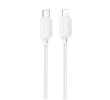 Дата кабель Hoco X113 Beneficio Type-C to Lightning (1m) White