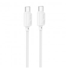 Дата кабель Hoco X113 Beneficio Type-C to Type-C 60W (1m) White