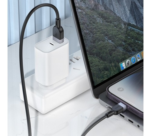 Дата кабель Hoco X109 Energy silicone USB to Lightning (1m) Black