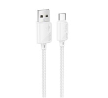 Дата кабель Hoco X113 Beneficio USB to Type-C (1m) White