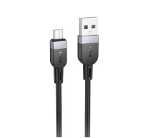 Дата кабель Hoco X109 Energy silicone USB to MicroUSB (1m) Black