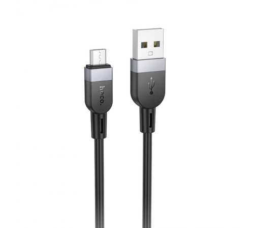 Дата кабель Hoco X109 Energy silicone USB to MicroUSB (1m) Black