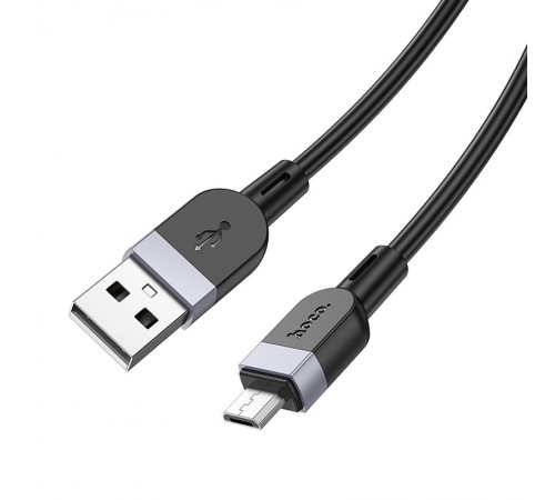 Дата кабель Hoco X109 Energy silicone USB to MicroUSB (1m) Black