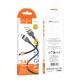 Дата кабель Hoco X109 Energy silicone USB to MicroUSB (1m) Black