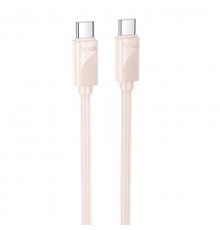 Дата кабель Hoco X114 Energy Type-C to Type-C 60W (1m) Pink