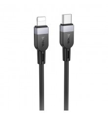 Дата кабель Hoco X109 Energy silicone Type-C to Lightning (1m) Black