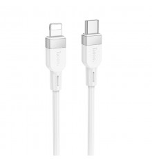Дата кабель Hoco X109 Energy silicone Type-C to Lightning (1m) White