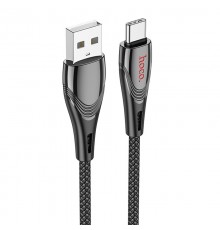 Дата кабель Hoco U133 Monte USB to Type-C (1.2m) Black
