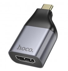 Перехідник Hoco UA33 Type-C to HDTV Metal grey