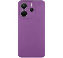 Чохол Silicone Cover Lakshmi Full Camera (AAA) для Xiaomi Redmi Note 14 4G (Int. version) Сливовий / Purple