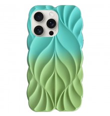 TPU чохол Leaf для Apple iPhone 14 Pro Max (6.7") Marine Green / Mint