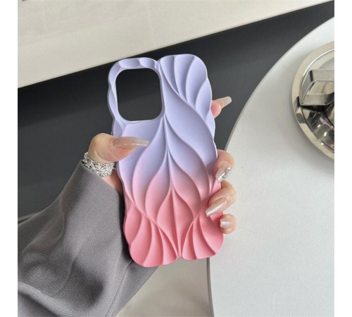 TPU чохол Leaf для Apple iPhone 15 (6.1") Lilac / Pink TPU чохол Leaf для Apple iPhone 15 (6.1") Lilac / Pink