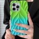 TPU чохол Leaf для Apple iPhone 15 Pro Max (6.7") Green / Aqua