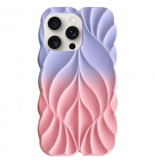 TPU чохол Leaf для Apple iPhone 15 Pro Max (6.7") Lilac / Pink