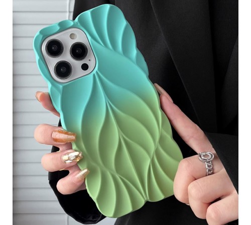 TPU чохол Leaf для Apple iPhone 15 Pro Max (6.7") Marine Green / Mint TPU чохол Leaf для Apple iPhone 15 Pro Max (6.7") Marine Green / Mint