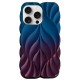 TPU чохол Leaf для Apple iPhone 15 Pro Max (6.7") Navy Blue / Plum