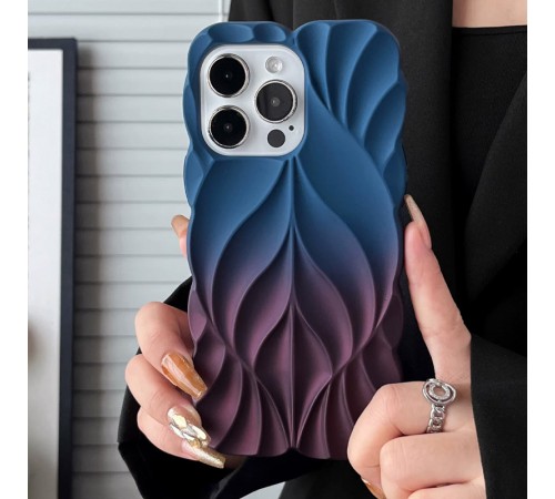 TPU чохол Leaf для Apple iPhone 15 Pro Max (6.7") Navy Blue / Plum TPU чохол Leaf для Apple iPhone 15 Pro Max (6.7") Navy Blue / Plum