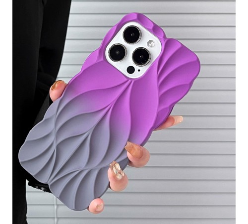 TPU чохол Leaf для Apple iPhone 15 Pro Max (6.7") Violet / Grey TPU чохол Leaf для Apple iPhone 15 Pro Max (6.7") Violet / Grey