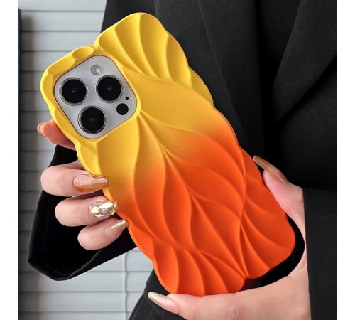 TPU чохол Leaf для Apple iPhone 15 Pro Max (6.7") Yellow / Orange TPU чохол Leaf для Apple iPhone 15 Pro Max (6.7") Yellow / Orange